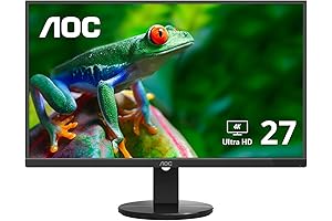 AOC U2790VQ 27-Inch 4K Monitor - Experience Crystal-Clear UHD Resolution