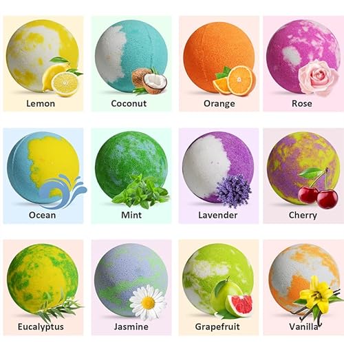 Bath Bombs For Kids With Surprise Toys Inside, 12 Cars Bath Bombs Gift Set For Easter Egg Halloween Christmas With Pull-Back Car Inside, Bubble Kids Bath Fizzies Ball Birthday Gifts For Boys, Girls #TOP4