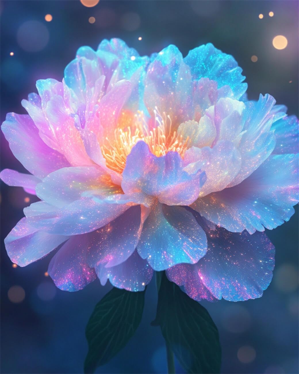 RKFLGEW Flowers 14CT Stamped Cross Stitch Kit Pink Peony Cross Stitch Kits Embroidery Starter Set for Beginners DIY Home Decoration 40x50cm