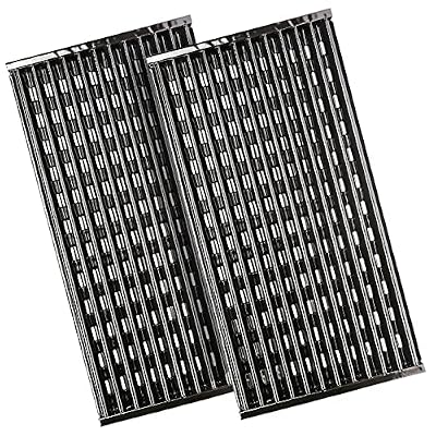 Hisencn 17 Inch Grill Grates for Charbroil Tru-Infrared 2 Burner Grill, Fit 463633316 463672016 463672216 463672219, G460-0500-W1 Porcelain Steel Emitter Plates 2Pack