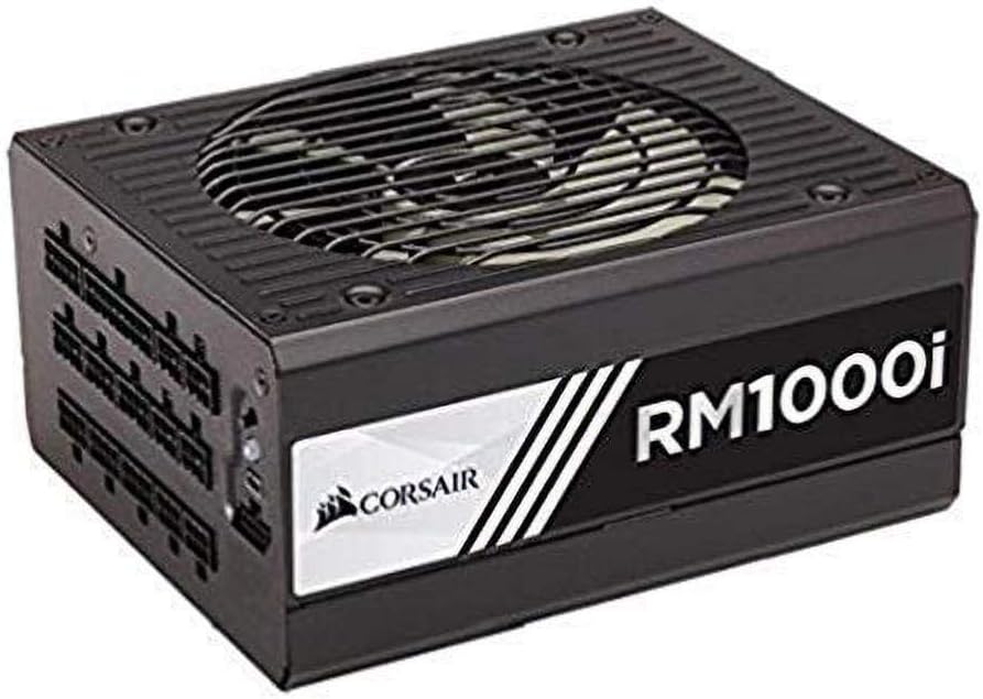Corsair (CP-9020084-UK) RMi Series RM1000i ATX/EPS Fully Modular 80 PLUS Gold 1000W Power Supply Unit UK - Black