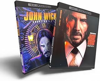 Keanu Reeves John Wick 1-4 Complete "Visual Masterpiece" 4K Blu-ray Collection