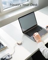 VisionSync 240W USB-C visszahúzható kábel 2x1m gyorstöltés iPhone Samsung 4