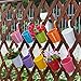 Produktbild 10Er Set Blumentopf Ø 10 Verschiedenen Farben Übertopf Hängetöpfe Set Blumentöpfe (mit Haken) Pflanztopf Verschiedene Farben Für Balkon Metall Hängend auf Fenster Garten