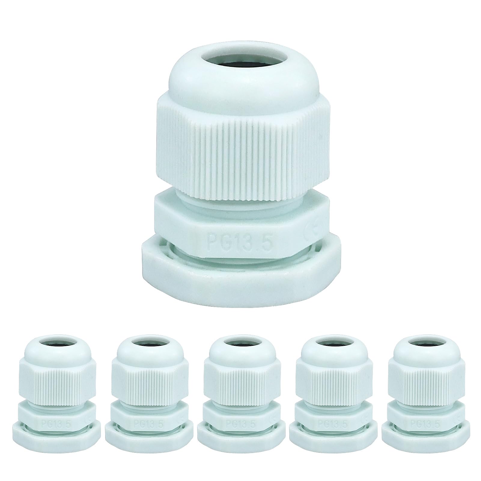 Prensaestopas de cable M20, pasacables resistente al agua, gris, ajustable, para exterior