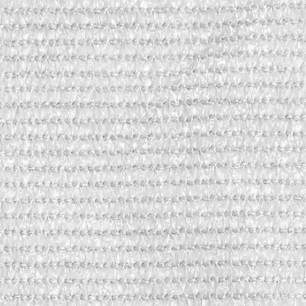 Écran de balcon blanc 120x400 cm avec œillets fixation facile