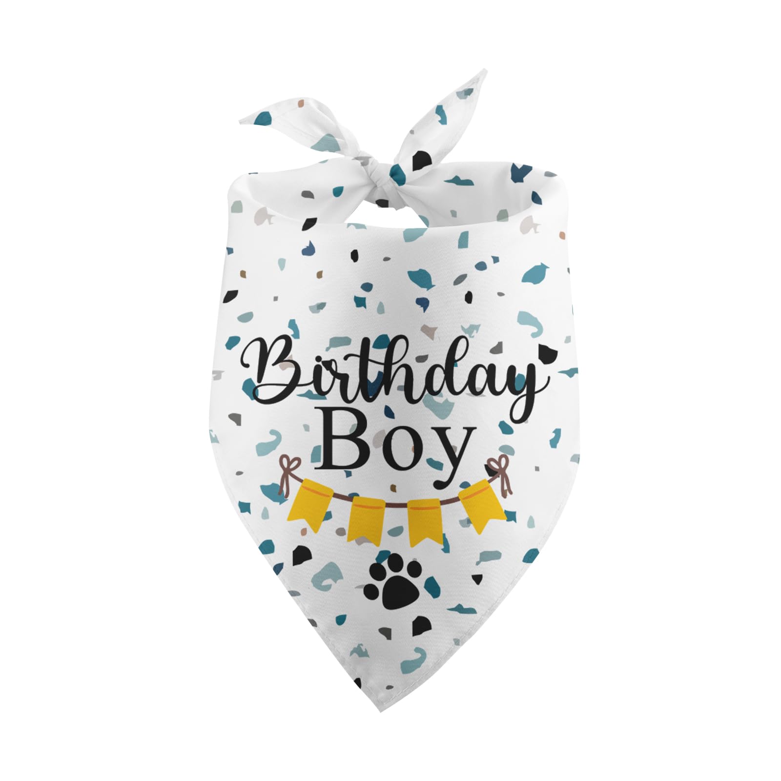 Dog Bandana for Birthday Party Supplies Puppy Pet Bandanas Boy Happy Birthday Dog Pet Scarf Accessories for Dogs