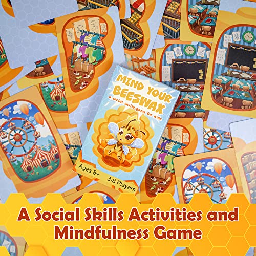 Mind Your Beeswax juego de cartas social para 3-8 jugadores miniatura 6
