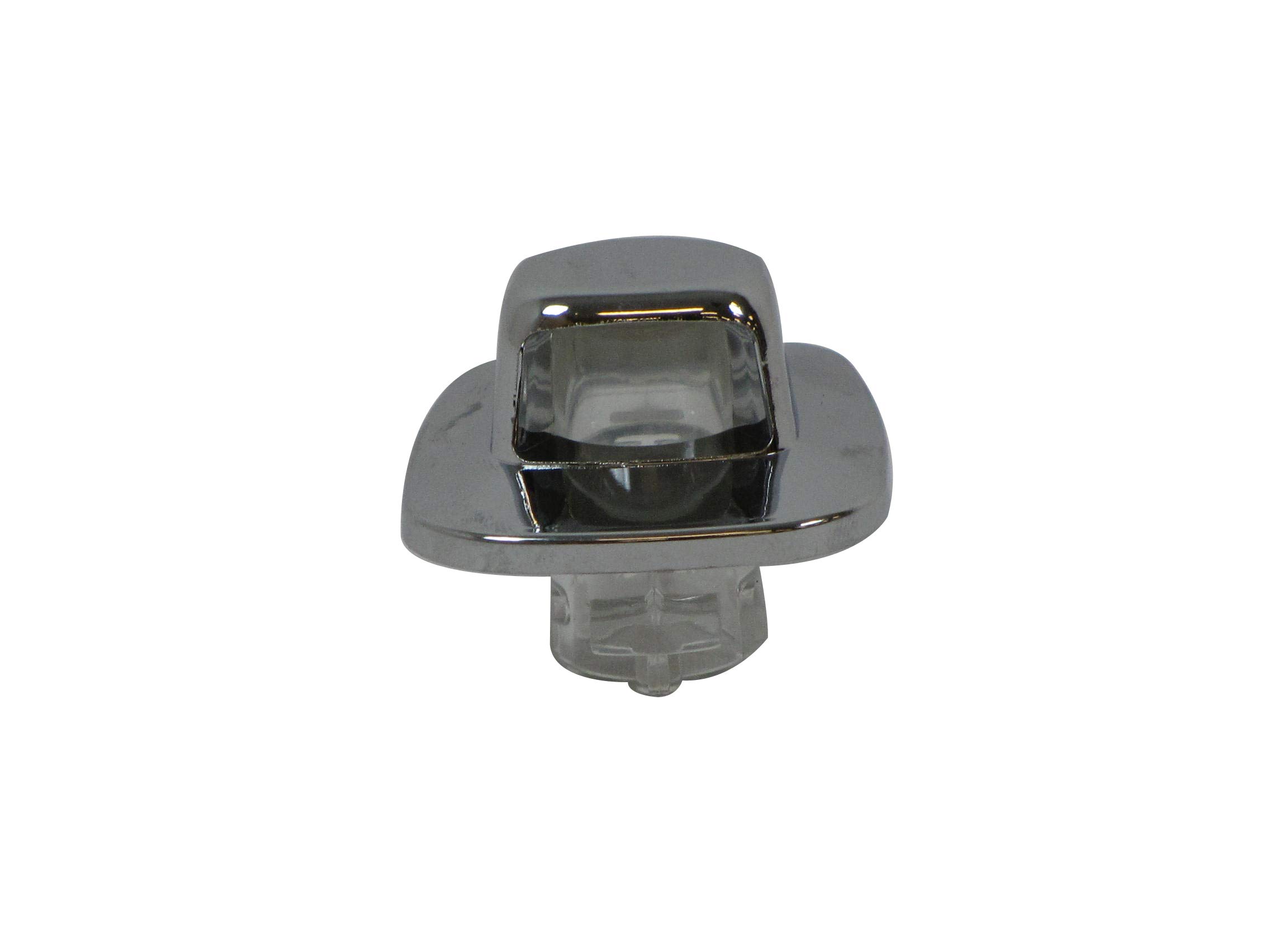 For 1988-2000 CHEVY/GMC C/K PICKUP (OLD BODY TYPE) / 1992-1999 SUBURBAN / 1992-1999 YUKON / 1995-1999 TAHOE / 1992-1994 BLAZER REAR STEP BUMPER LICENSE LAMP CASE CHROME