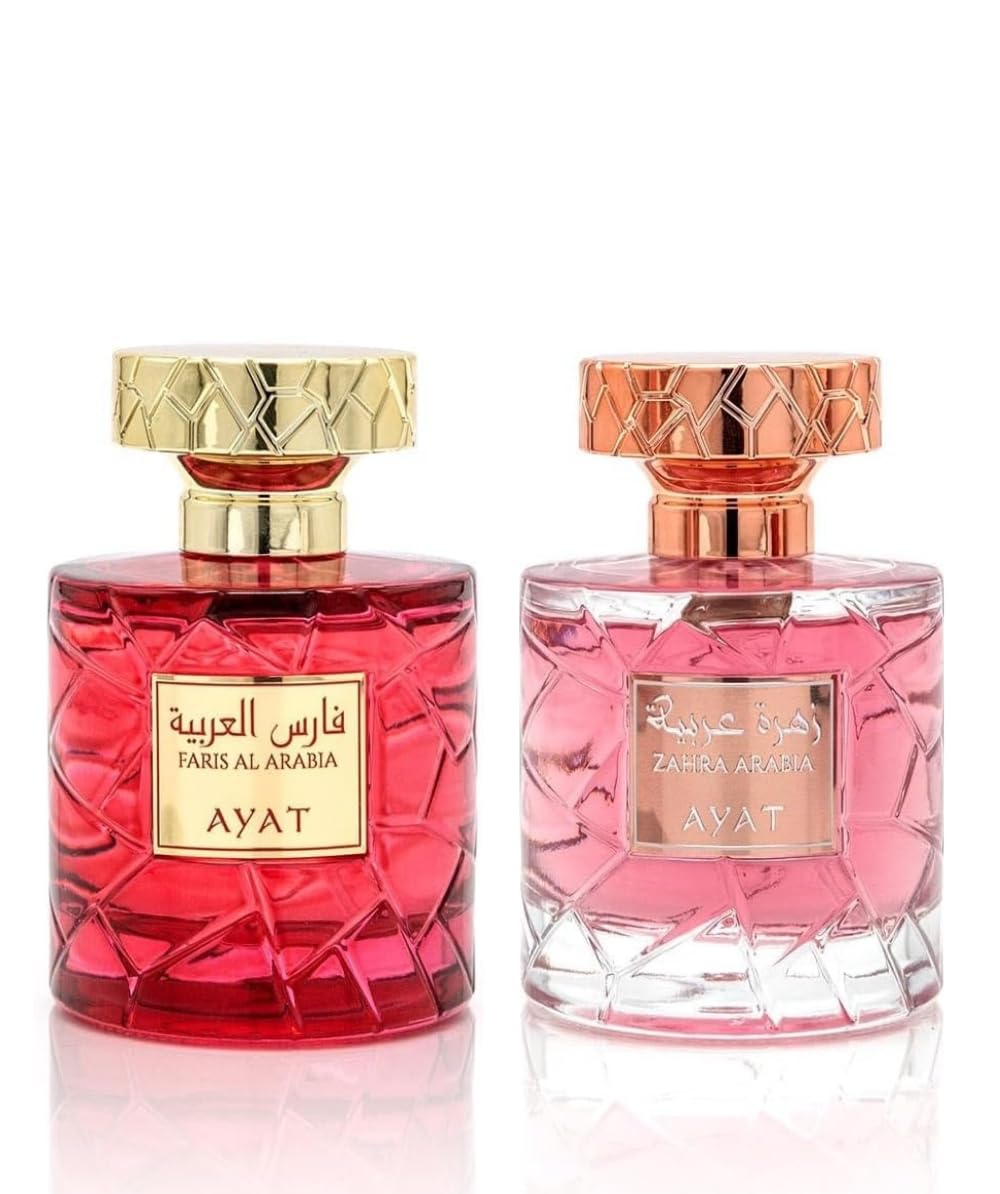 Ayat Perfumes - Jumra Collection – Profumo Arabo di Dubai 100 ml Eau de Parfum – Fragranza Orientale di Lusso a Lunga Persistenza – Unisex – Varianti Disponibili (Faris & Zahra)