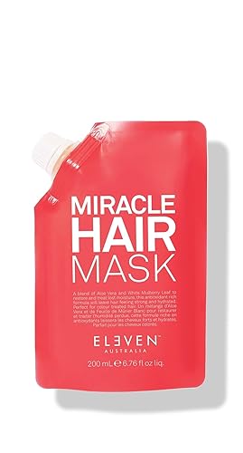 ELEVEN AUSTRALIA Miracle Hair Mask Restore & Trate la Humedad Perdida - 6.8 Fl Oz