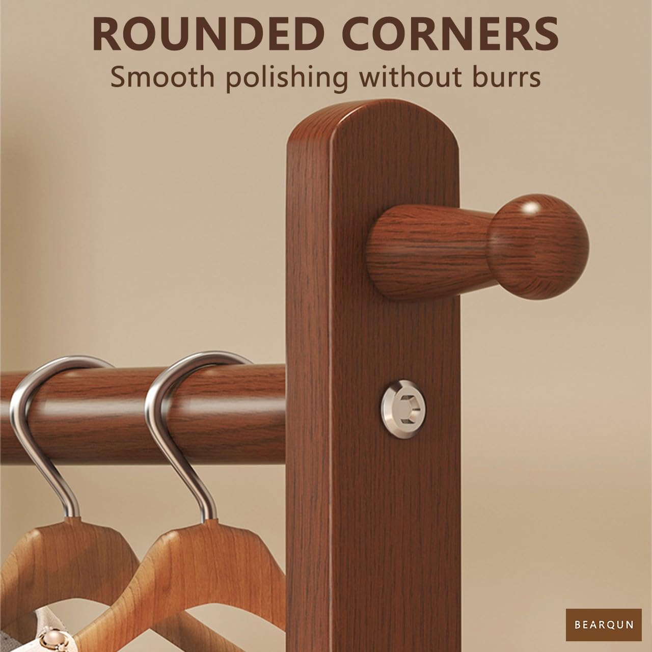 Porte-manteau avec crochets et rangement à chaussures – Design autonome robuste pour vêtements, sacs, chapeaux – Style industriel