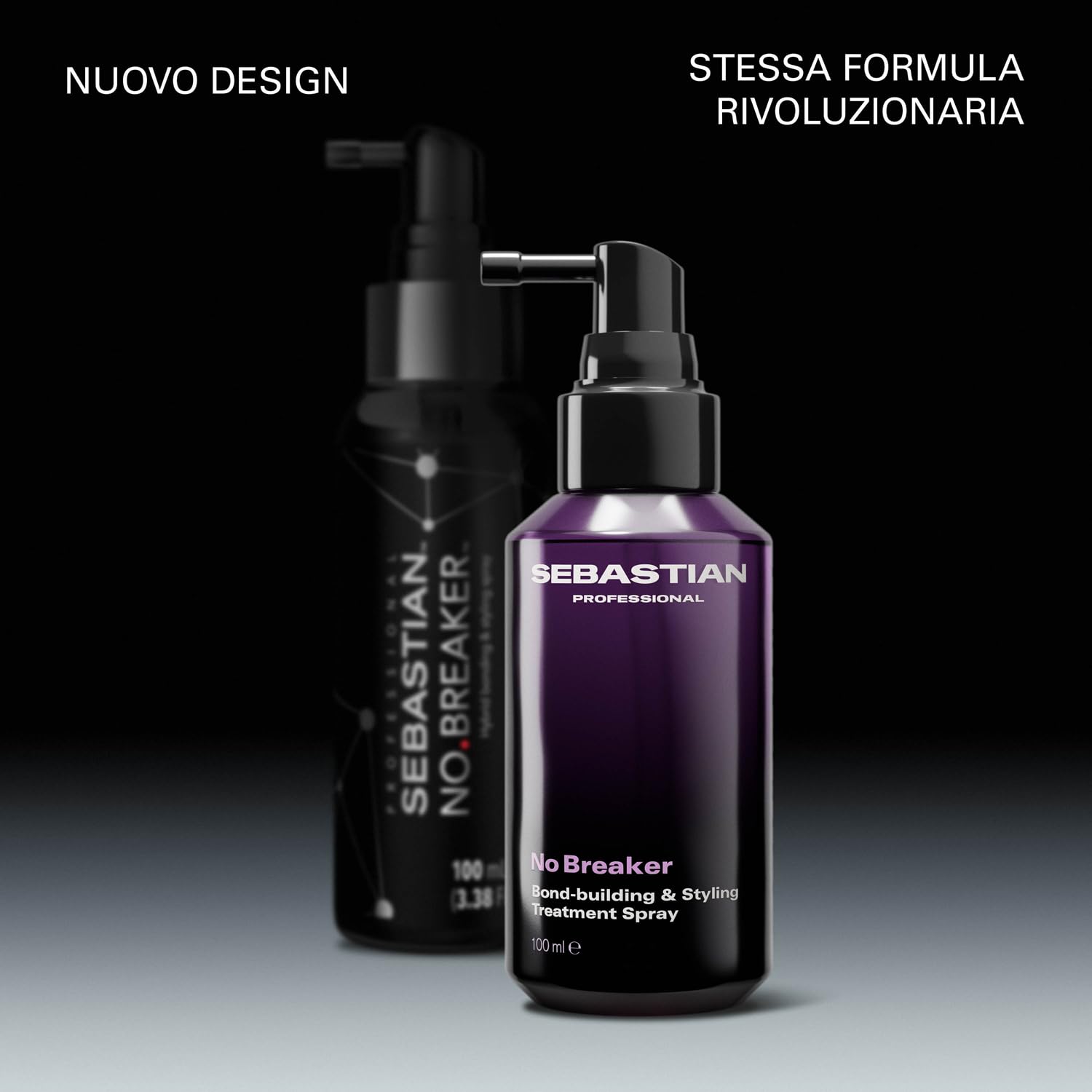 Sebastian Professional No Breaker Bond-Building & Styling Treatment Spray – Spray rinforzante che riduce la rottura dei capelli e dona forza, brillantezza e morbidezza, 100ml