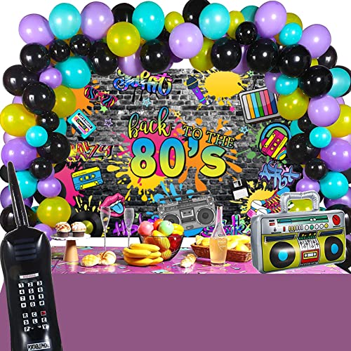Fondo fotográfico colorido graffiti 10x7ft retro miniatura 4
