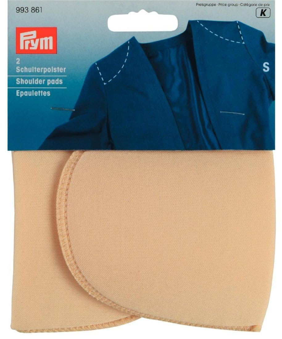 Prym Shoulder Pad, Cotton, Black, 19.5 x 1.7 x 7 cm