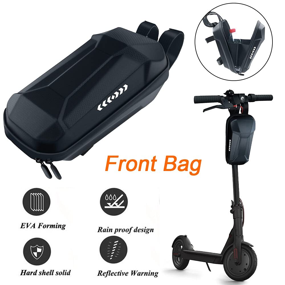 E Scooter Tasche Scooter-Aufbewahrungstasche 3L Roller-Lenker-Tasche-Roller vorne hängende Tasche wasserdicht Eva Reparaturwerkzeuge tragen. 331 (Color : Black)