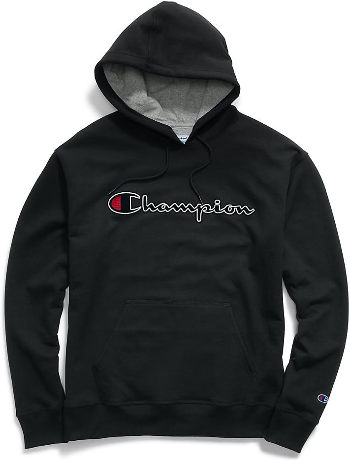 Champion Men's Powerblend Pullover Hoodie Black