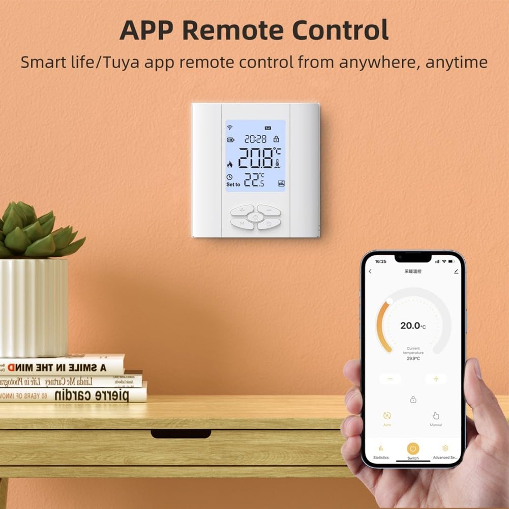 Termostato Inteligente Zigbee Control De Temperatura De Agua Caliente
