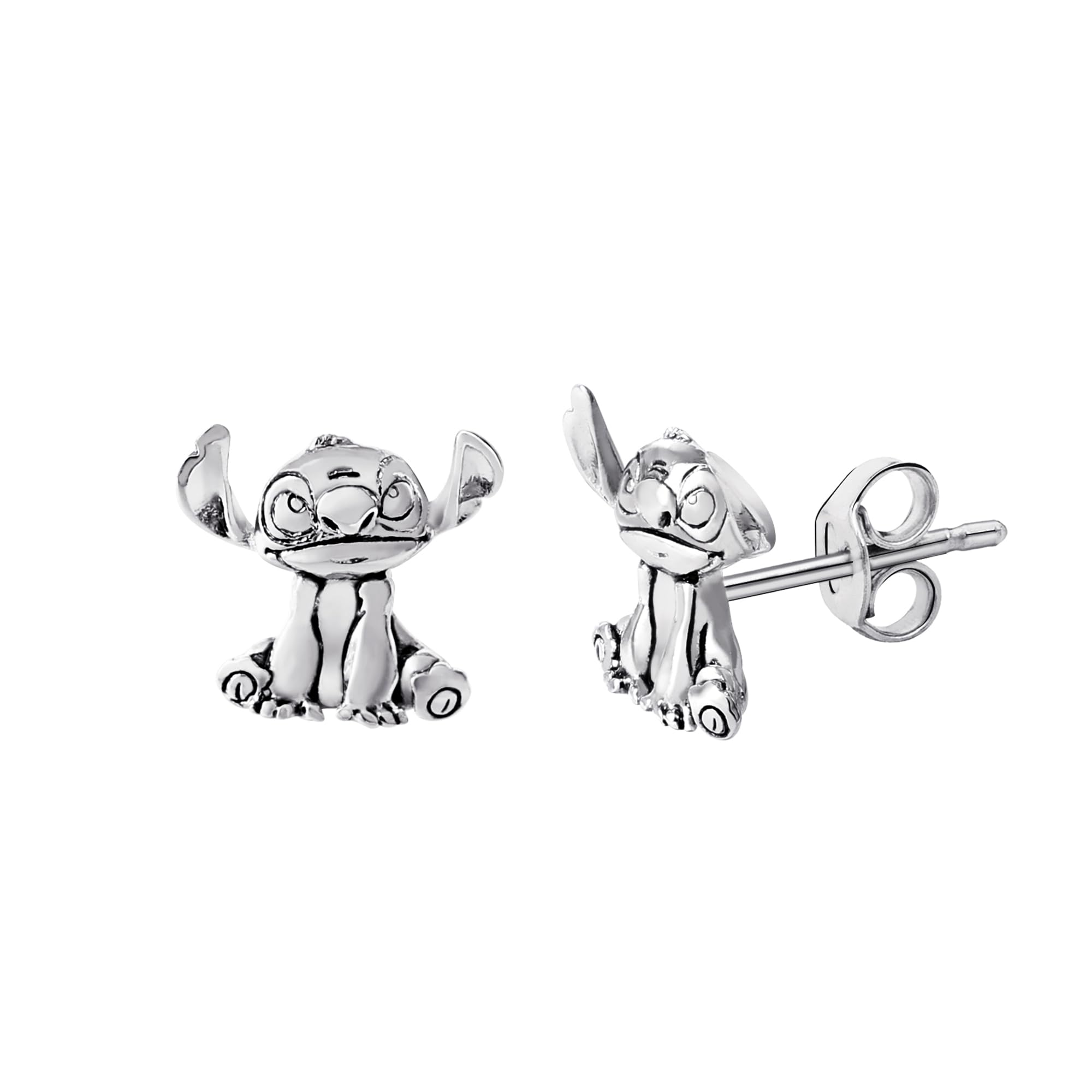 Disney Lilo & Stitch posrebrzane kolczyki Stitch
