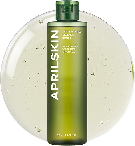 APRILSKIN Artemisia - Tónico de arroz coreano | Artemisia 100% coreano | Tónico facial para aumentar la hidratación, vegano, libre de crueldad, pH