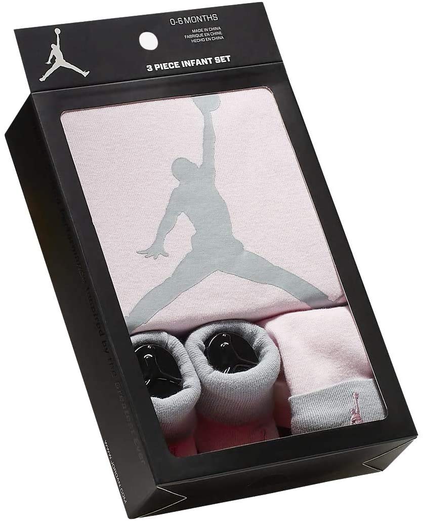 Jordan Jumpman Set per Bambino Pink Foam 6/12 Mesi