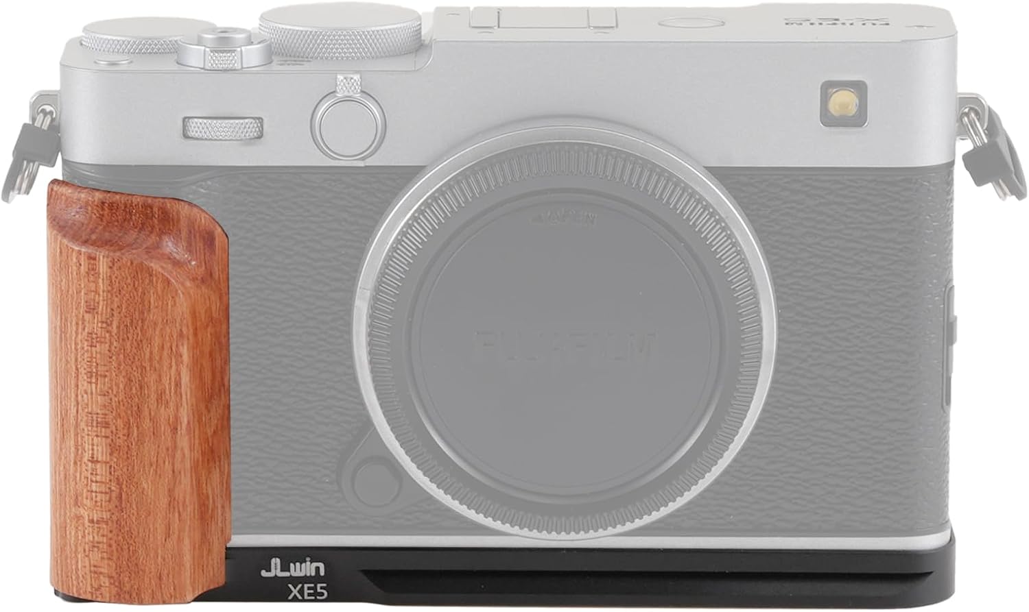 FOTGA Lightweight X-E5 Wooden L-Shape Side Handle Grip Hand Grip for Fujifilm X-E5 XE5 Camera,with 1/4"-20 Mounts,Quick Release Arca Swiss Tripod Mount Plate (Black) - Image 6