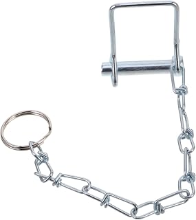 Zerodeko Trailer Safety Pin Truck Accessories Chain Brake Lockout Key Trailer Hitch Lock Keyed Alike Tow Hitch Lock with Key Door Latch Pin for Steel Silver