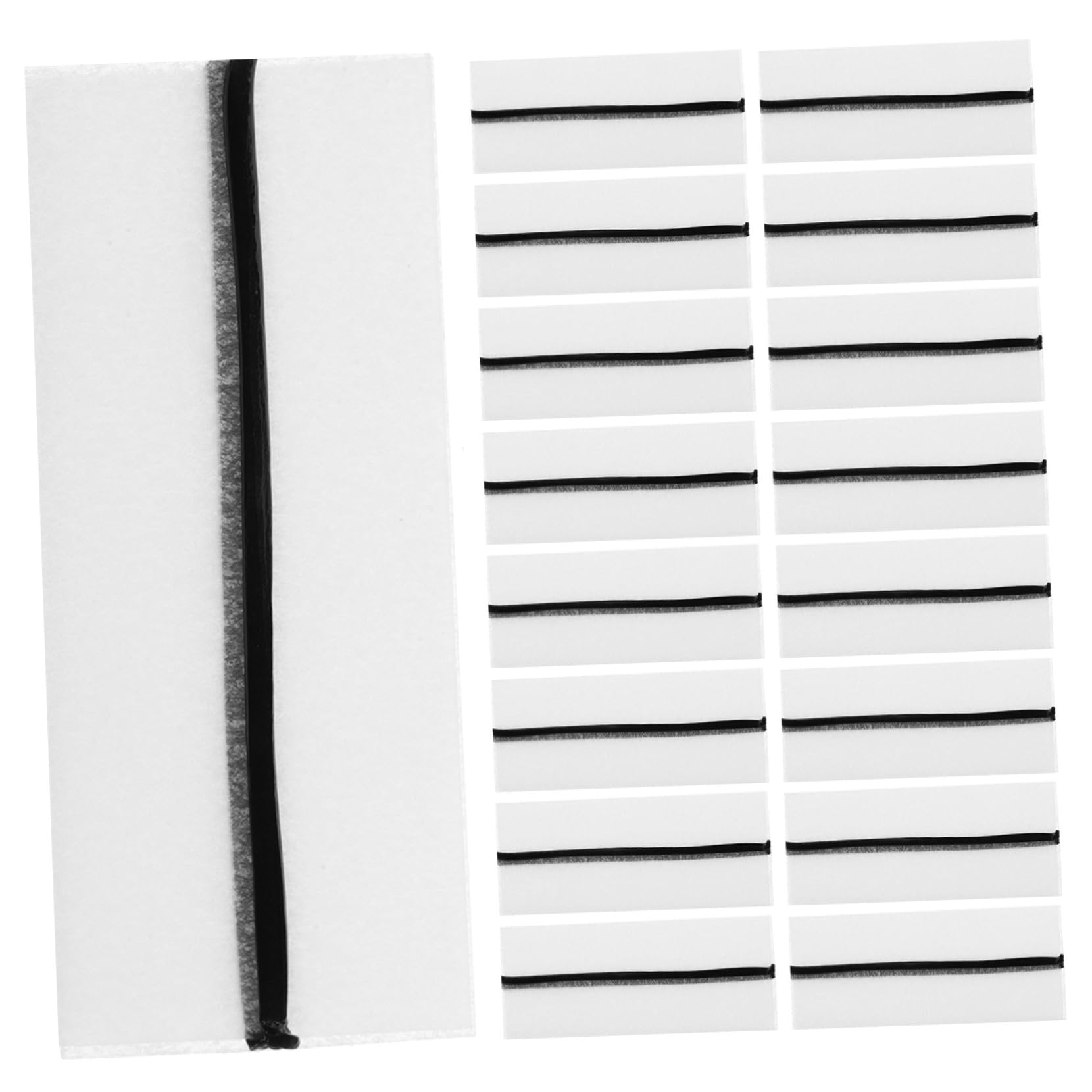 FRCOLOR Easy Application Lash Extension Glue 40pcs Self Adhesive Eyelash Strips Strong Adhesion for Comfortable Wear