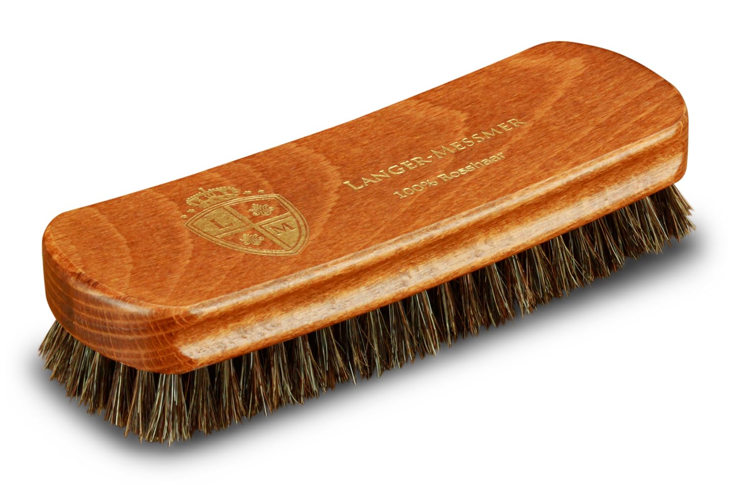 Langer & Messmer Dust Brush 17 mm Horsehair Brown/Grey