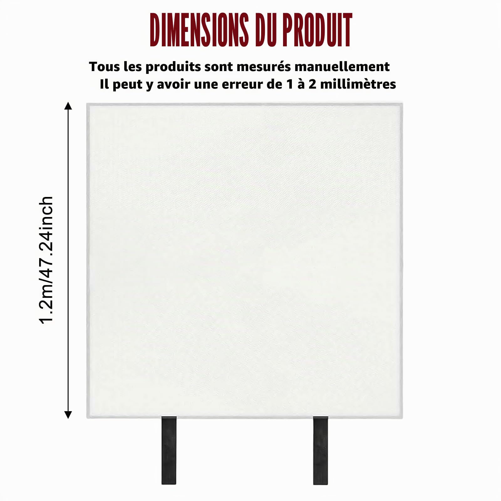 Lot de 2 couvertures anti-incendie, 120 x 120 cm, couverture anti-incendie, couverture anti-incendie, couverture anti-incendie, couverture anti-incendie, couverture anti-incendie, couverture