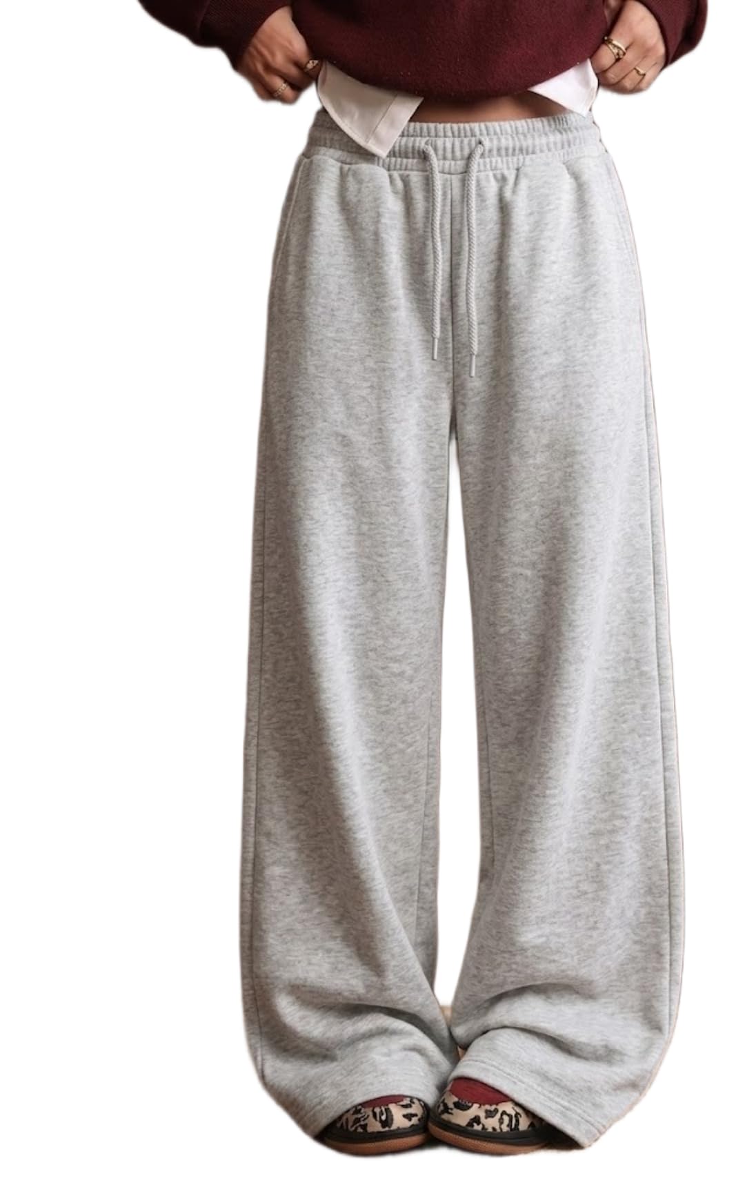 dockstreet Track Pant for Women || Baggy Fit || Track Pants || Full Elastic Jogger Track Pant ||-picture-26