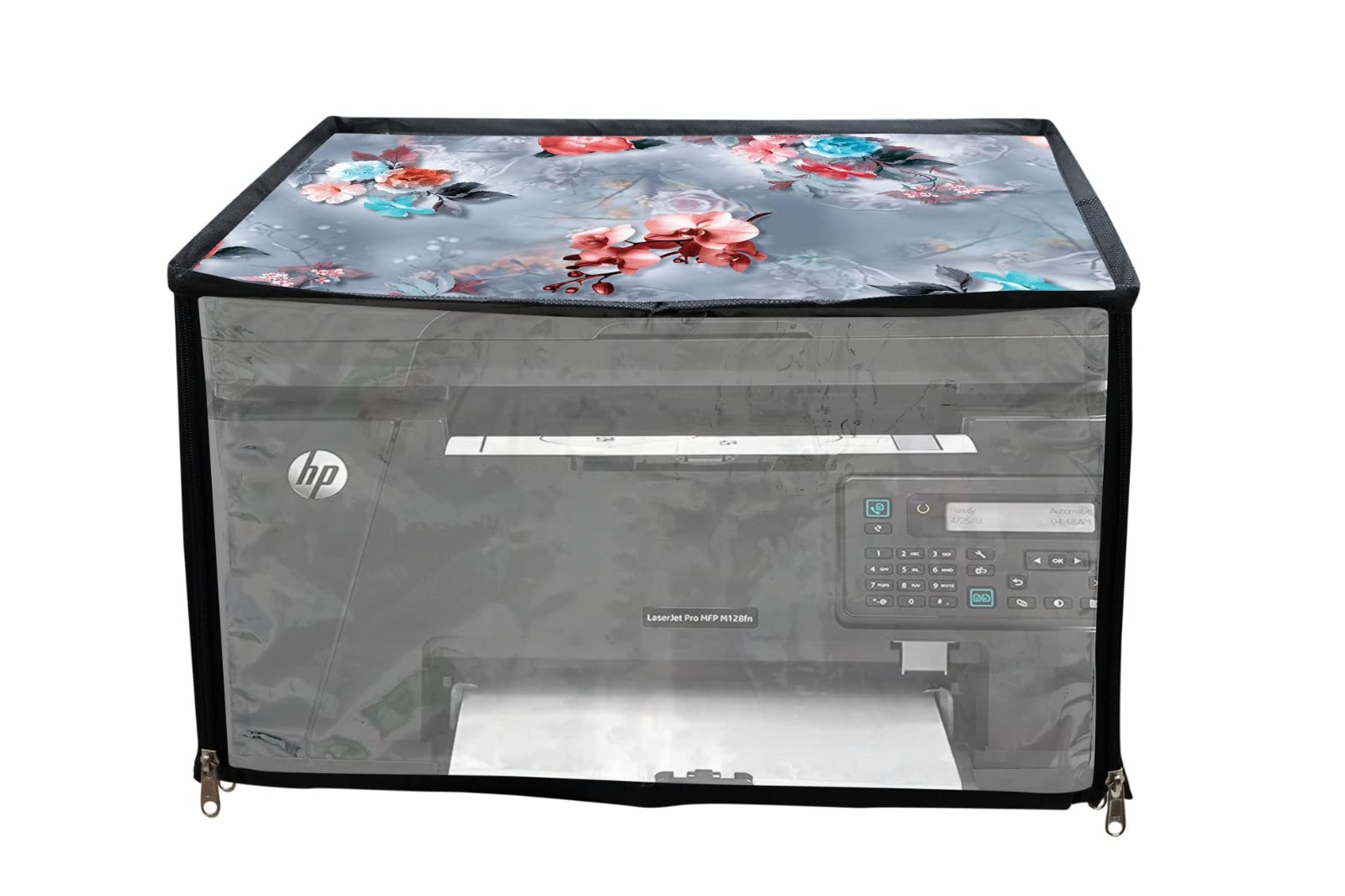 HomeStore-YEP Printer Cover for HP Laserjet Pro MFP M128fw Printer with Zipper for Dust Protection Blue Flower (B0BX4HSMK5) Amazon Price History, Amazon Price Tracker