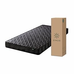 ZINUS BASIC マットレス ポケットコイル 15cm ブラック シングル コイル数450個 体圧分散 やや硬め 高耐久 | 圧縮梱包 ベッド ジヌス | 日本正規品 BASICP6