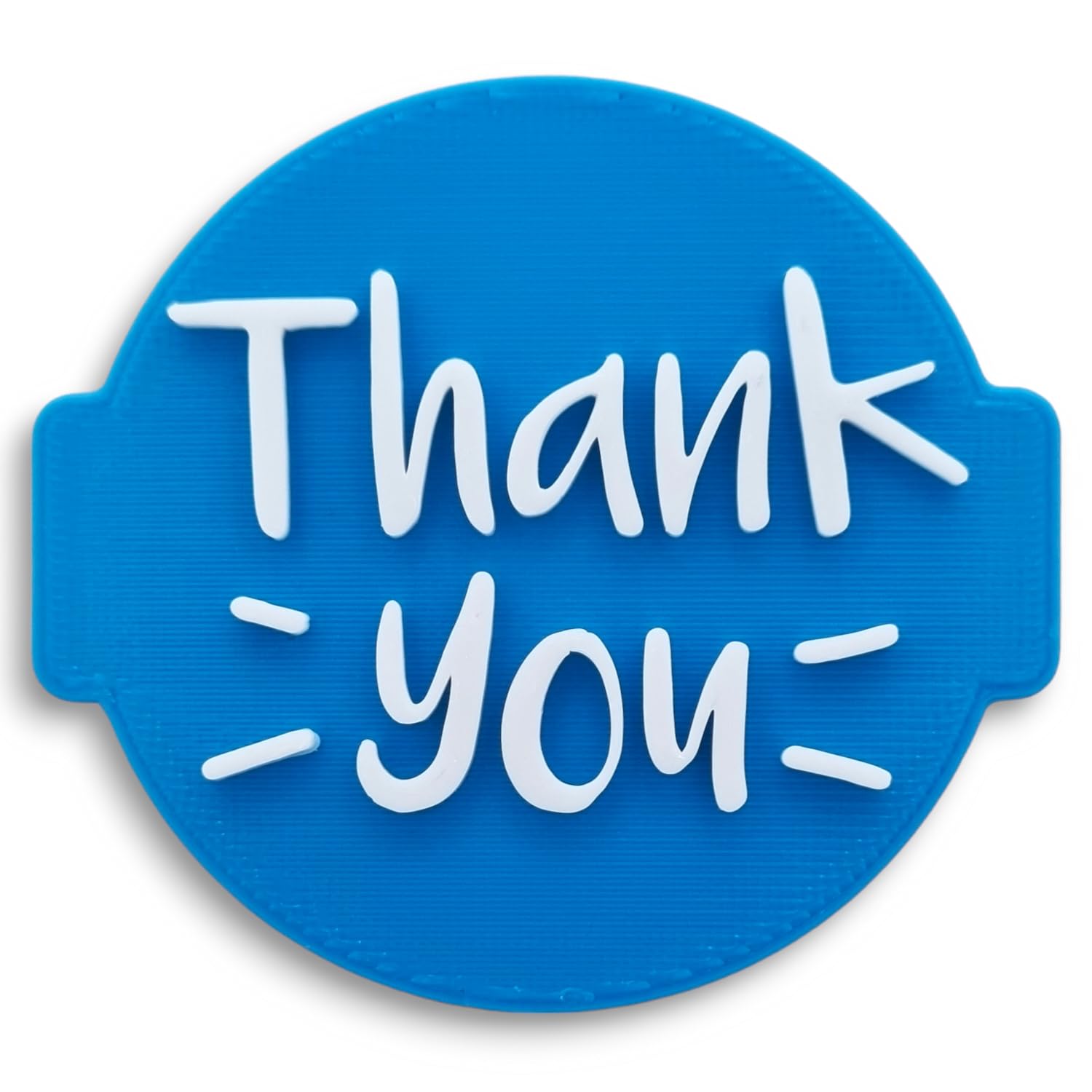 1066 Factory 'Thank You' Embosser Stamp for Icing Fondant Frosting Sugar Paste Cupcake Cake Cookie Baking Decoration (Pattern 2)