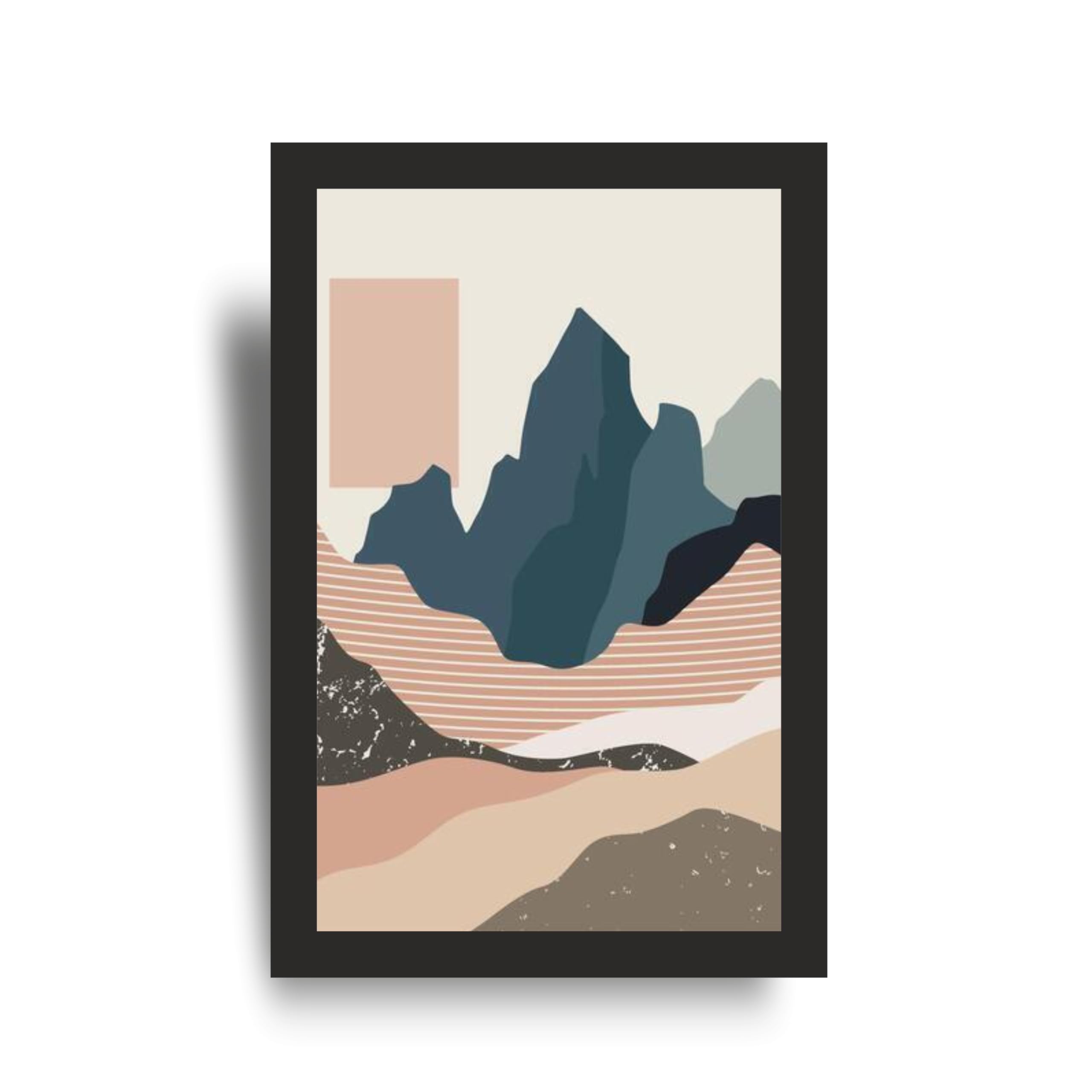 Minimalist Mountain Landscape Wall Art Set of 3