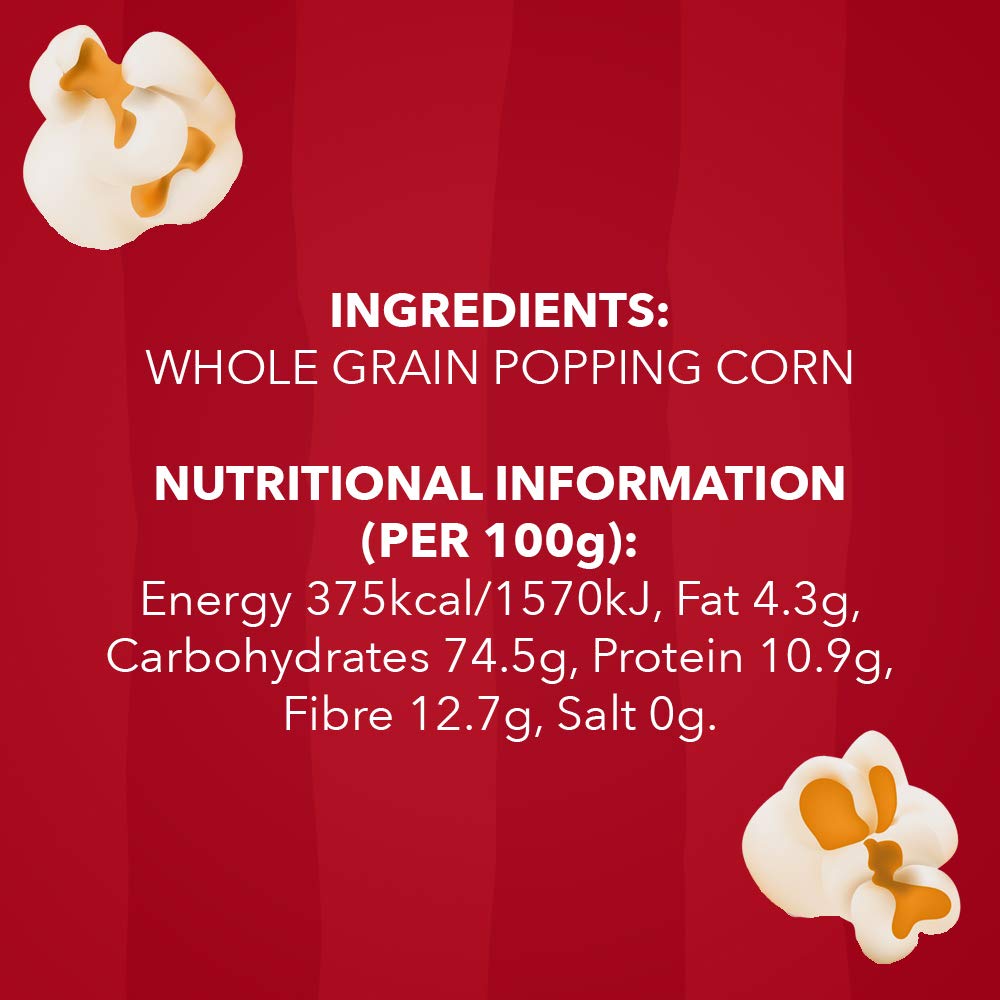 POPCORN Popcorn Kernels l 1 Litre Jar Gourmet Popping Corn l