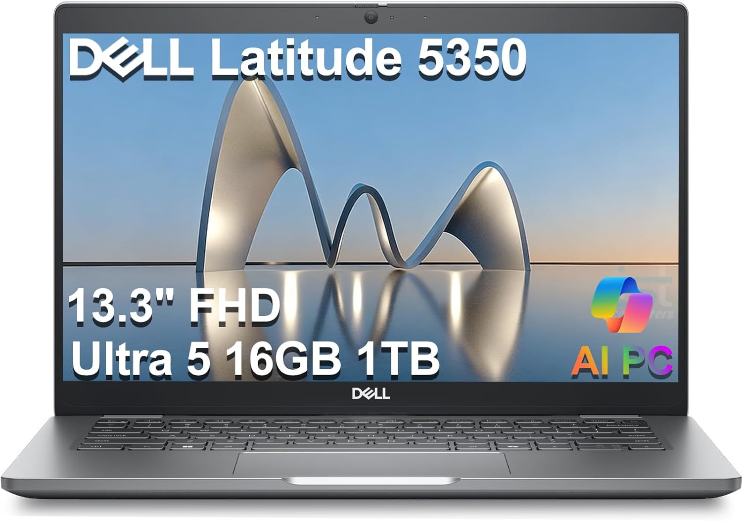 Dell Latitude 5000 5350 Business AI PC Laptop (13.3" FHD, Intel 12-Core Ultra 5 125U (> i7-1355U), 16GB DDR5 RAM, 1TB SSD), Backlit, Fingerprint, 1080p Webcam, 2x Thunderbolt 4, HDMI, Win 11 Pro