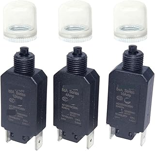 33A 5A 6A 8A 10A 12A 16ACircuit Breaker Thermal Protection Switch Device Overload Protector Switches for Motors 3Pcs (Size : 2, Color : 12a)