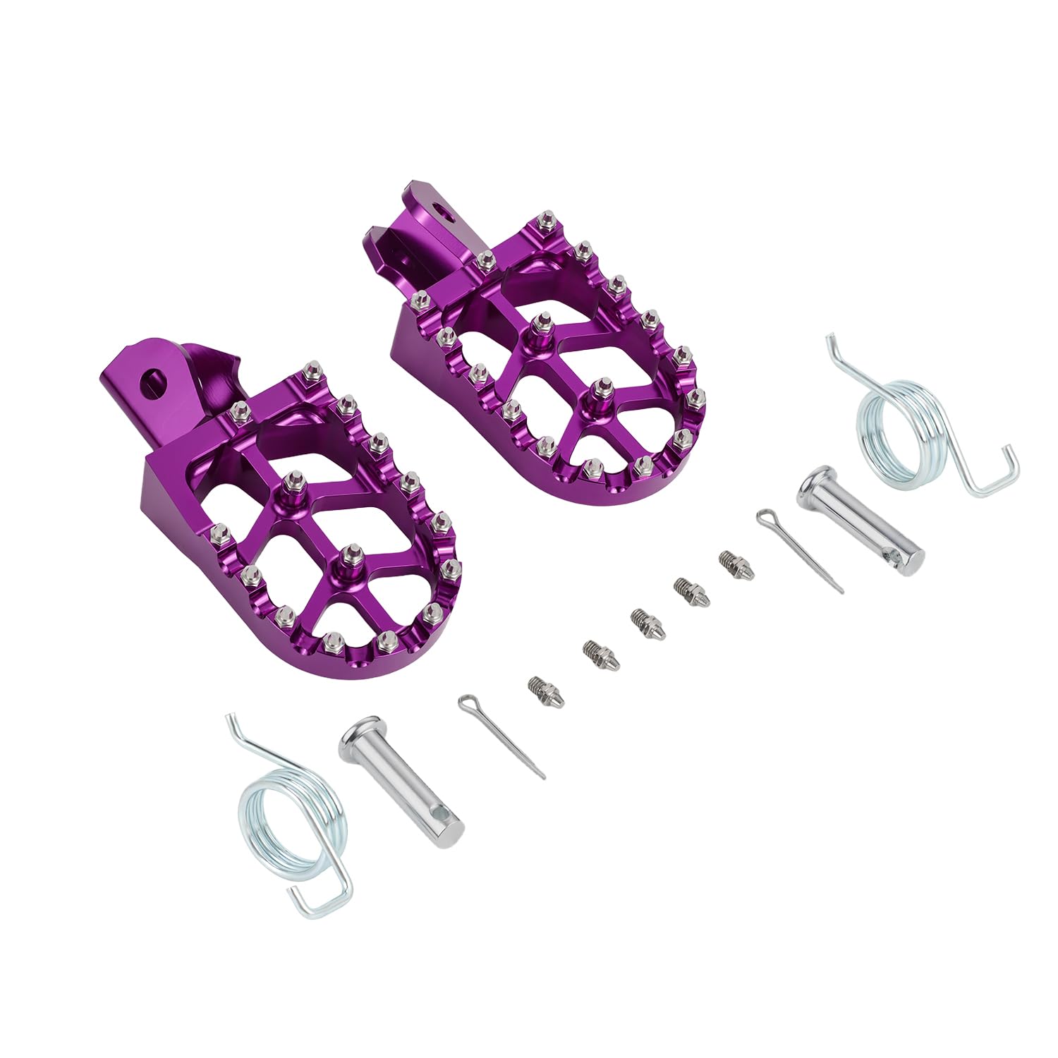 CHANGCHENG Electric Dirt Bike Foot Pegs for 79 Bike,CNC 6061 Aluminum Foot Rest Pedals Footpegs for 79Bike Falcon Pro/ 79BIKE Falcon GT-Purple