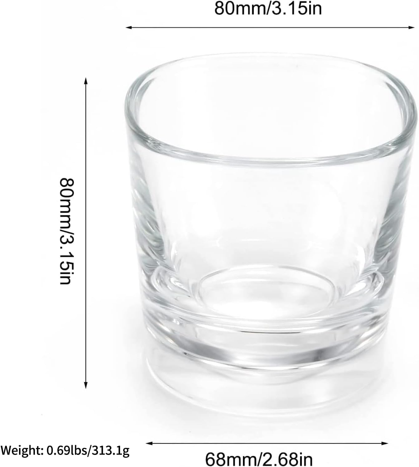 Replacement Charr Glass Cup + Stand Bundle Kit for
