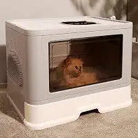 Banheiro Gato Caixa Areia Fechada Anti Odor MADOG CatBox Max MADOG