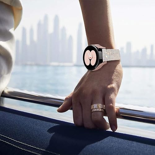 Vista 139 de Correas compatibles con Samsung Galaxy Watch 7 / FE / 6/6 Classic / 5/5 Pro / 4/4 Classic / 3 de 1.614 in / Huawei GT3 de 1.654 pulgadas, 0.787