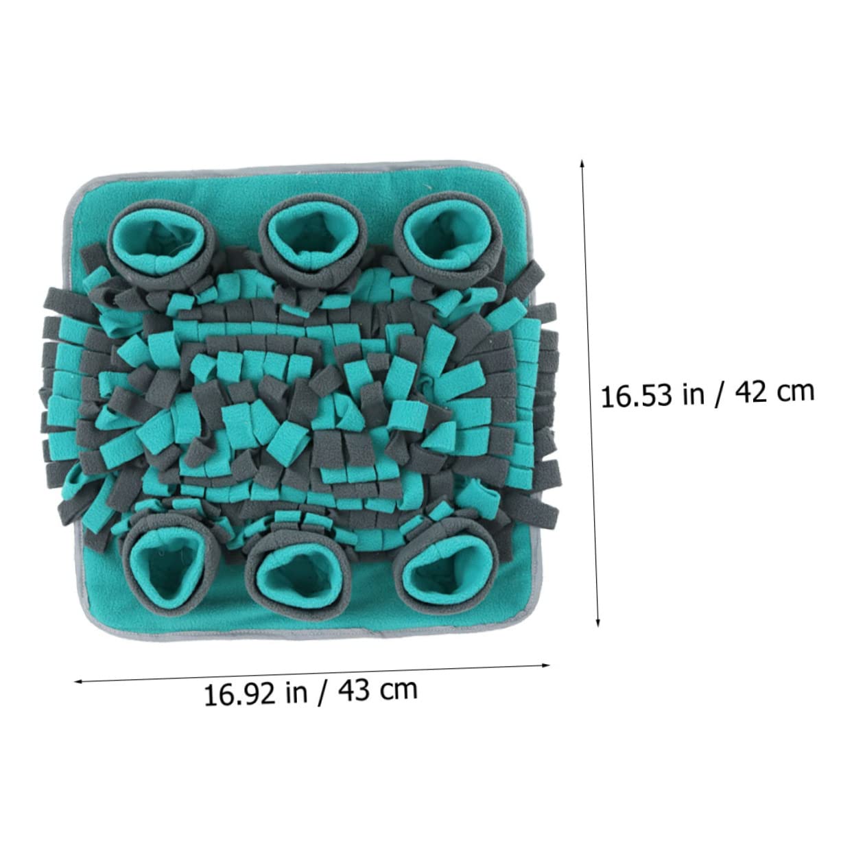 Happyyami 1pezzi Tappetino Per Pet Sniffing Tappeto Allenamento Per Cani Mat Per Alimentazione Lenta Gioco e Decompressione Per Animali Domestici Design Semplice e Funzionale