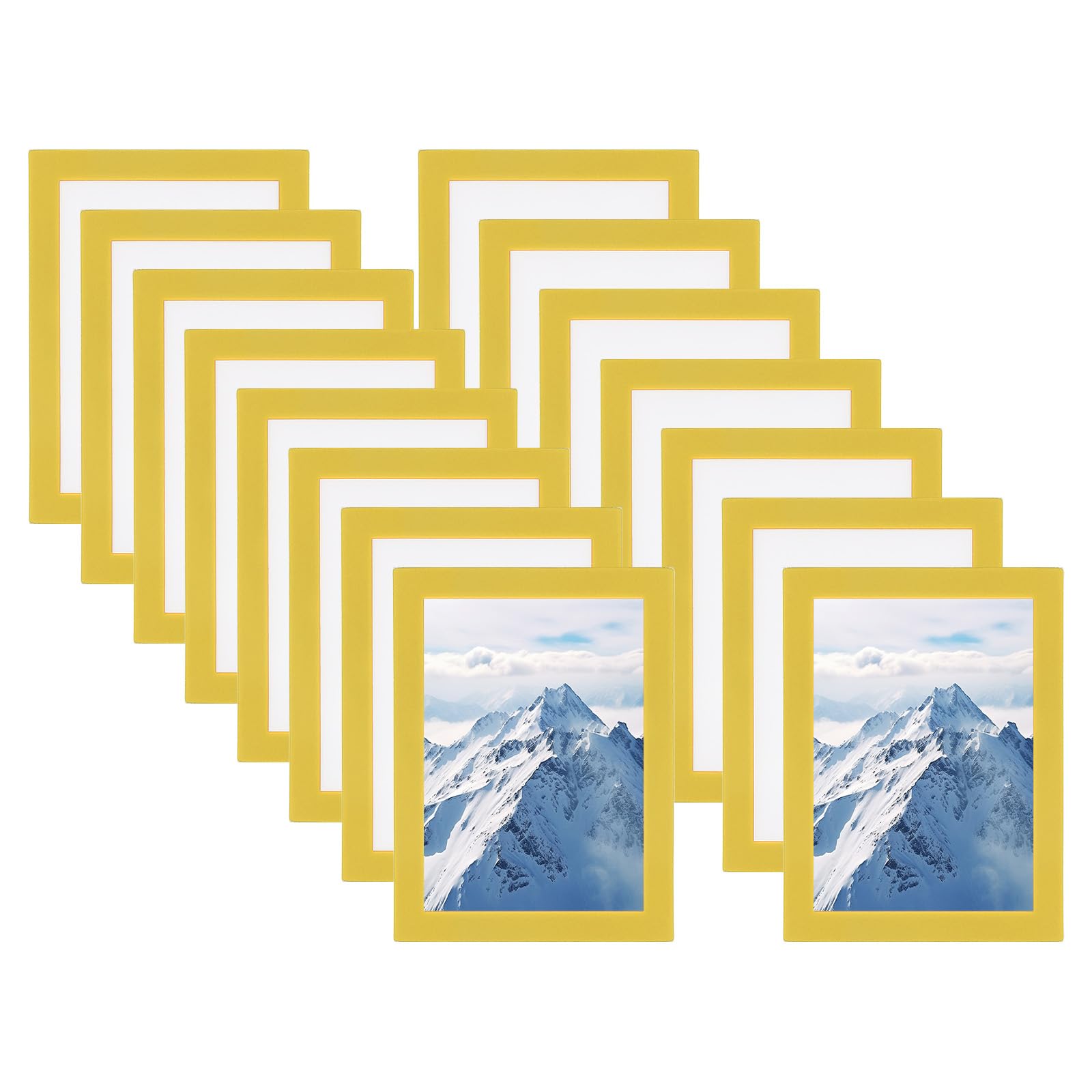 Supports magnétiques PATIKIL dorés pour afficher vos documents sur le mur