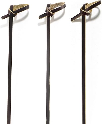 Miniatura 8 de BambooMN Púas de pinchos de nudo anudado negro de bambú de 4.7 pulgadas para cócteles y suministros de fiesta de caballos, 1000 piezas
