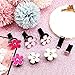 Frienda 6 Pcs Daisy Flower Air Vent Clip Accessories Air Conditioning Outlet Clip Car Air Freshener Dashboard Accessories Charm Car Inter Decor(3 cm, 3.3 cm,Red, Pink, White)