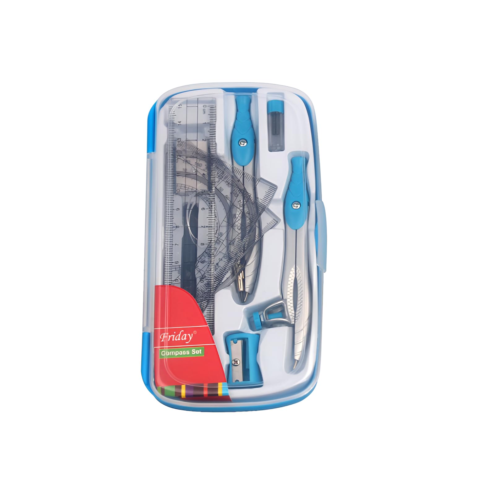 Amazon | [Caividom] 分度器 コンパス 定規セット 中学生 小学生用 