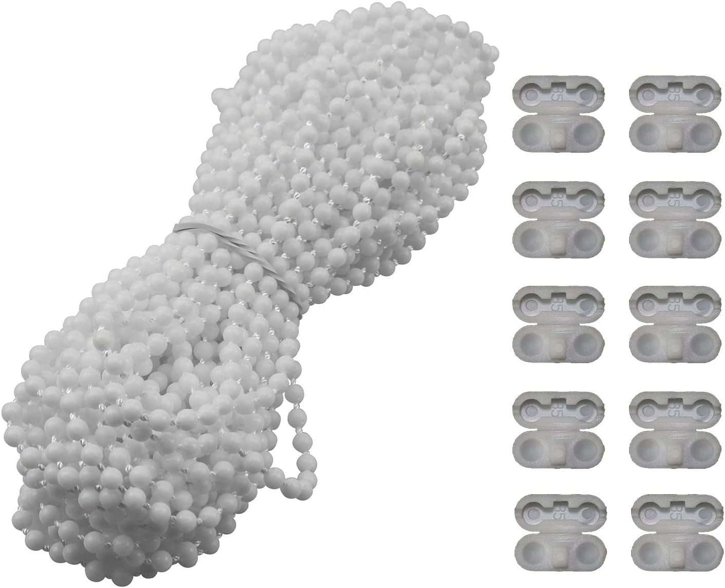 Plastic Blinds Beaded Chain Cord Vertical Roman Roller