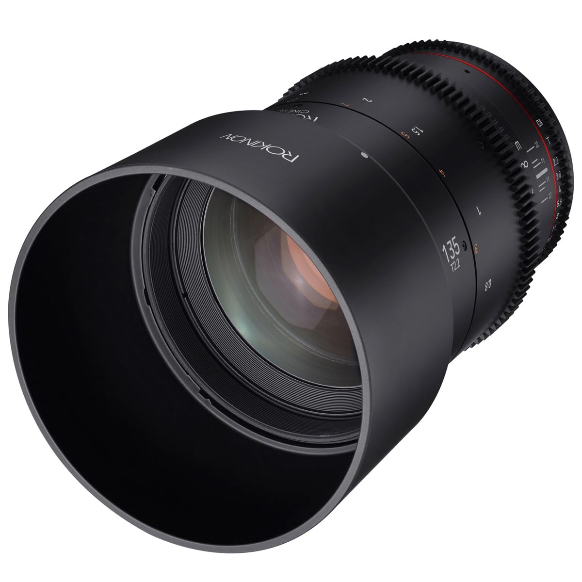 Rokinon Lente teleobjetiva DSX de armação completa T2.2 de 135 mm para MFT (DSX135-MFT)