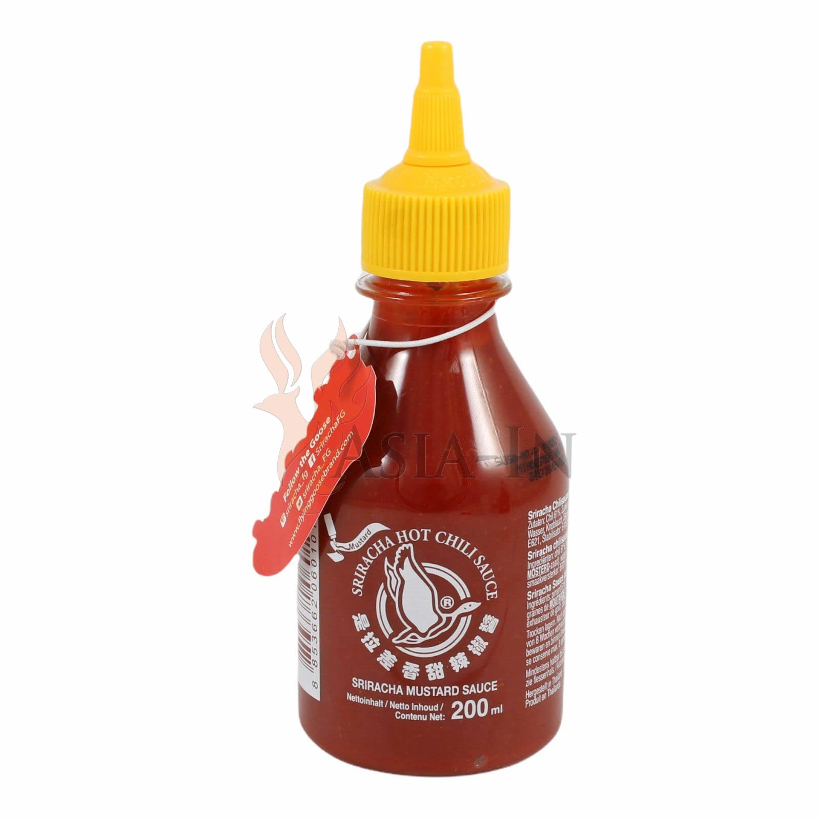 Flying Goose Sriracha Hot Chilli Sauce With Mustard Mini Squeeze 200ml (Imported)